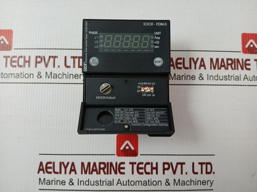 Digital Electronic Overcurrent Relay Eocr-Fdm-S Brand Samwha