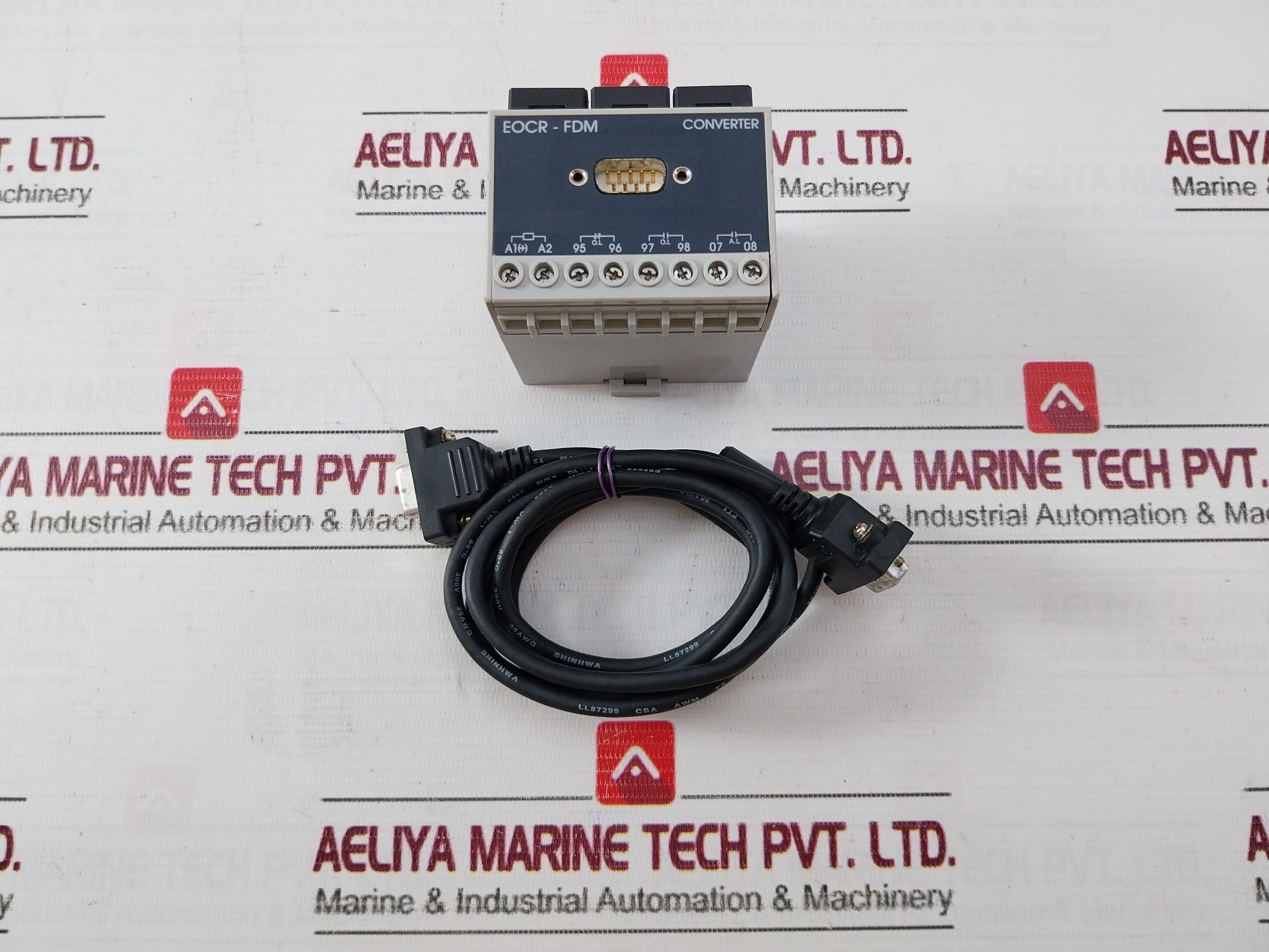 Samwha Eocr-fdm-500-s-220 Motor Protection Relay With Connector Cable 80C 300V