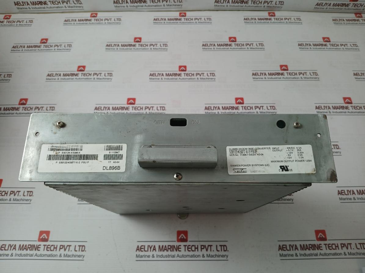 Sanken Dl896B Power Supply Module 125W -48Vdc 4.5A S30124-x5096-x