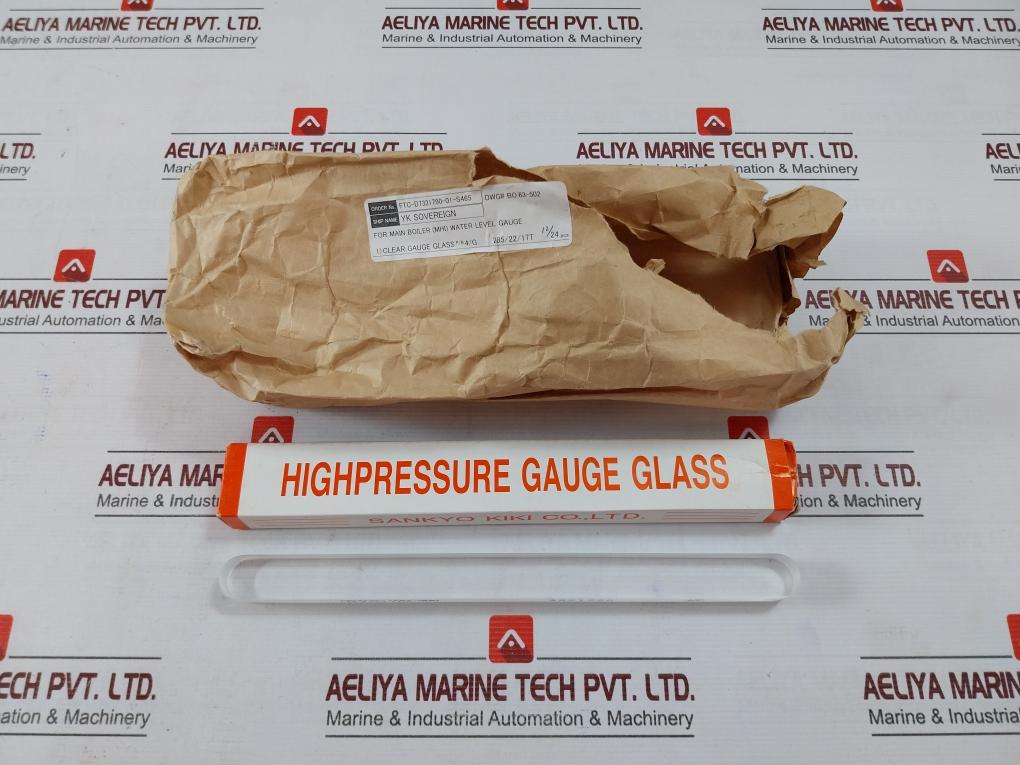 Sankyo Wg-300 High-pressure Gauge Glass 285 X 22 X 17 221220