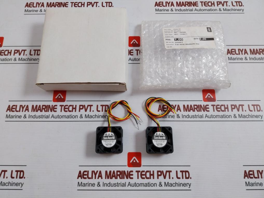 Sanyo Denki 109P0424F601 Fan Axial 40X40X20 Mm Dc24V 0.06A