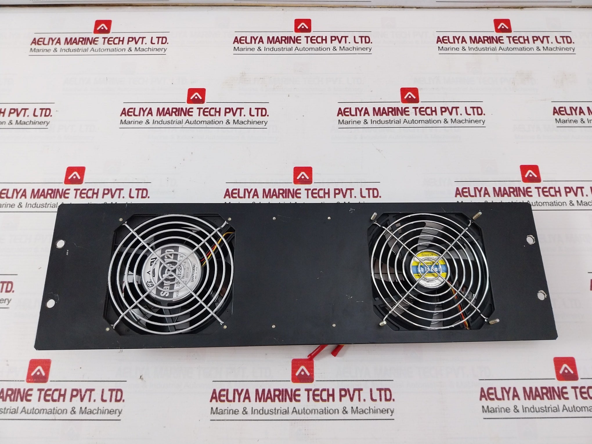 Sanyo Denki 109R1224H137 Axial Fan Assembly Panel 80363001-001 Dc24V 0.25A Rev:C