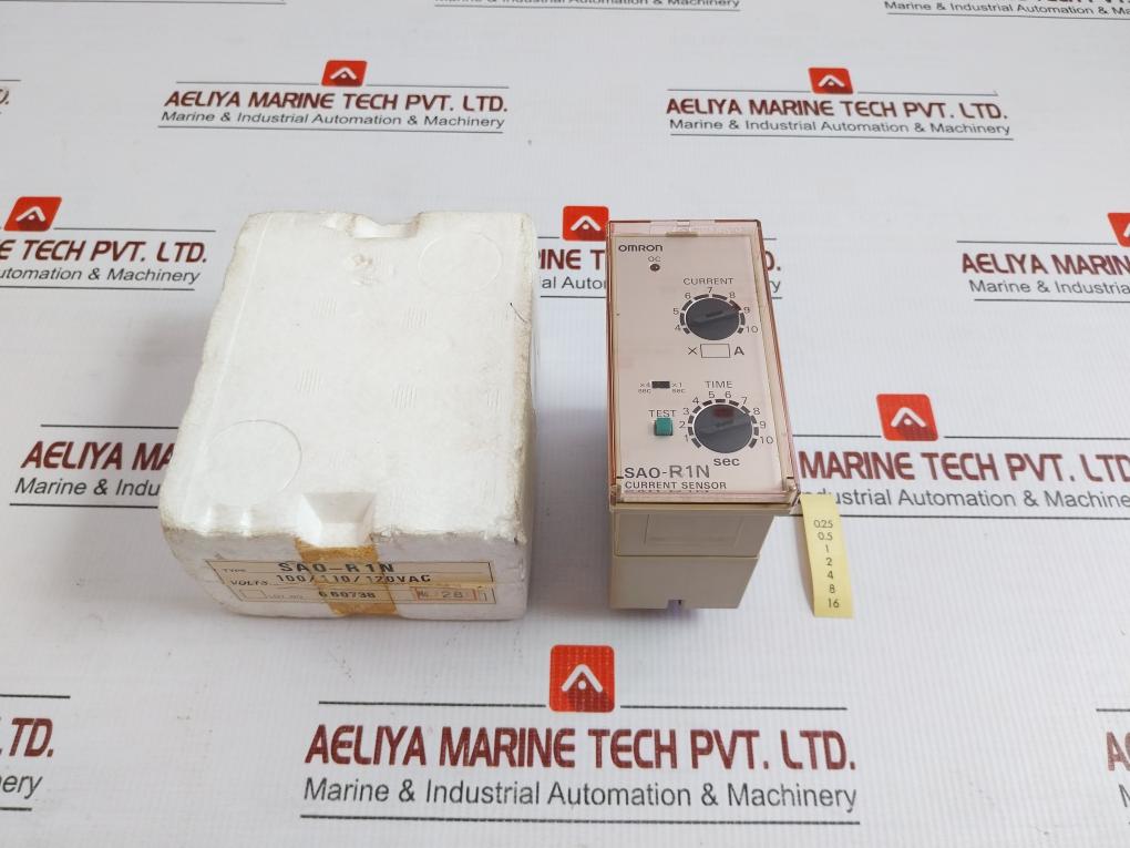 Sao-R1n Current Sensor 1 To 10 Second 50/60hz 100/110/120vac Brand Omron