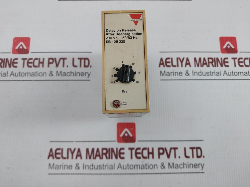 Sb 125 230 Delay On Release Timer Relay 0.8-18 Sec By Carlo Gavazzi