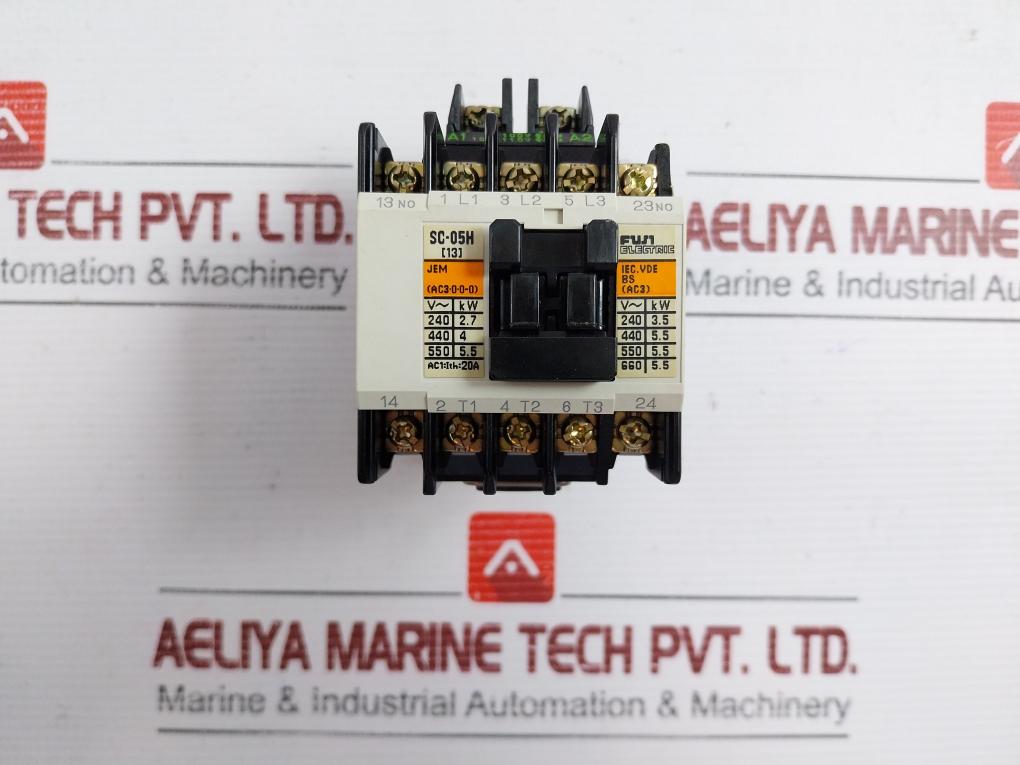 Sc-05h Fuji Electric 100-110v 60 Hz Magnetic Contactor