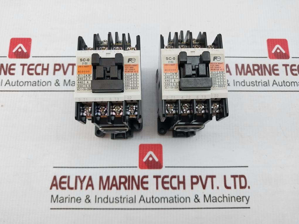 Sc-0 [13] Magnetic Contactor 690v/20a Fuji Electric