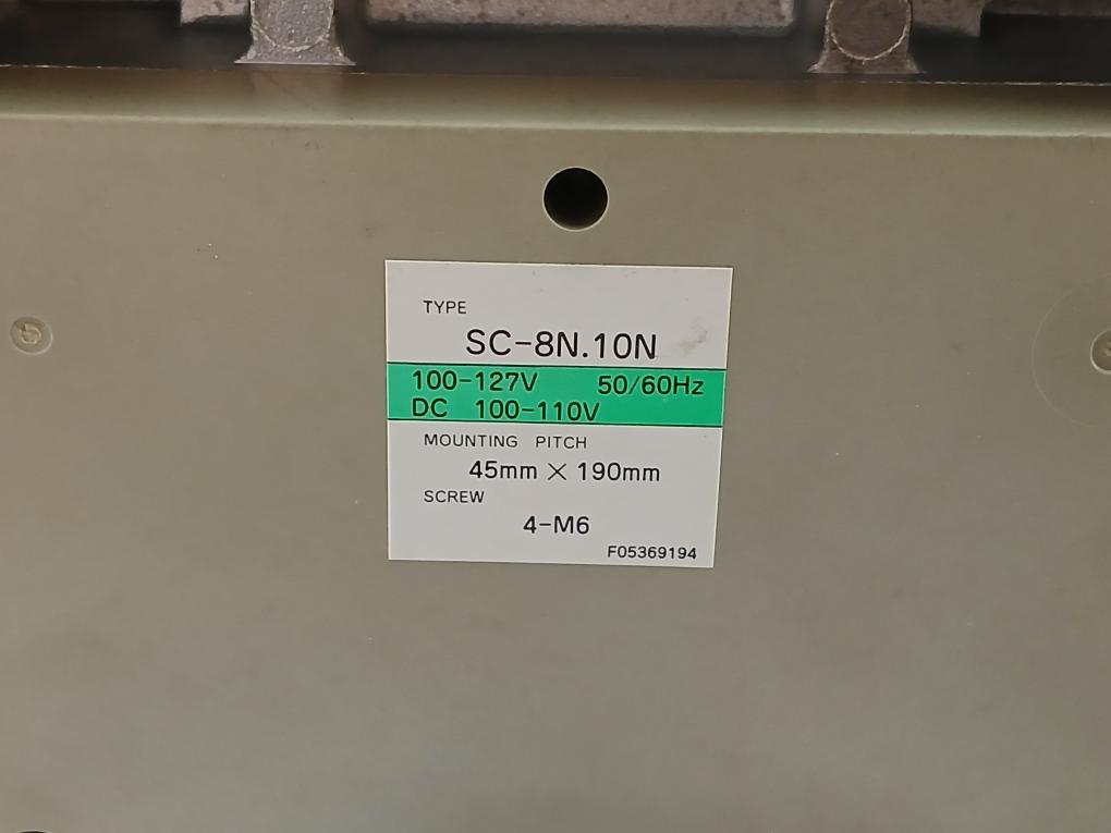 Sc-8n[180] Magnetic Contactor Brand Fuji Electric 100-127v 50/60hz
