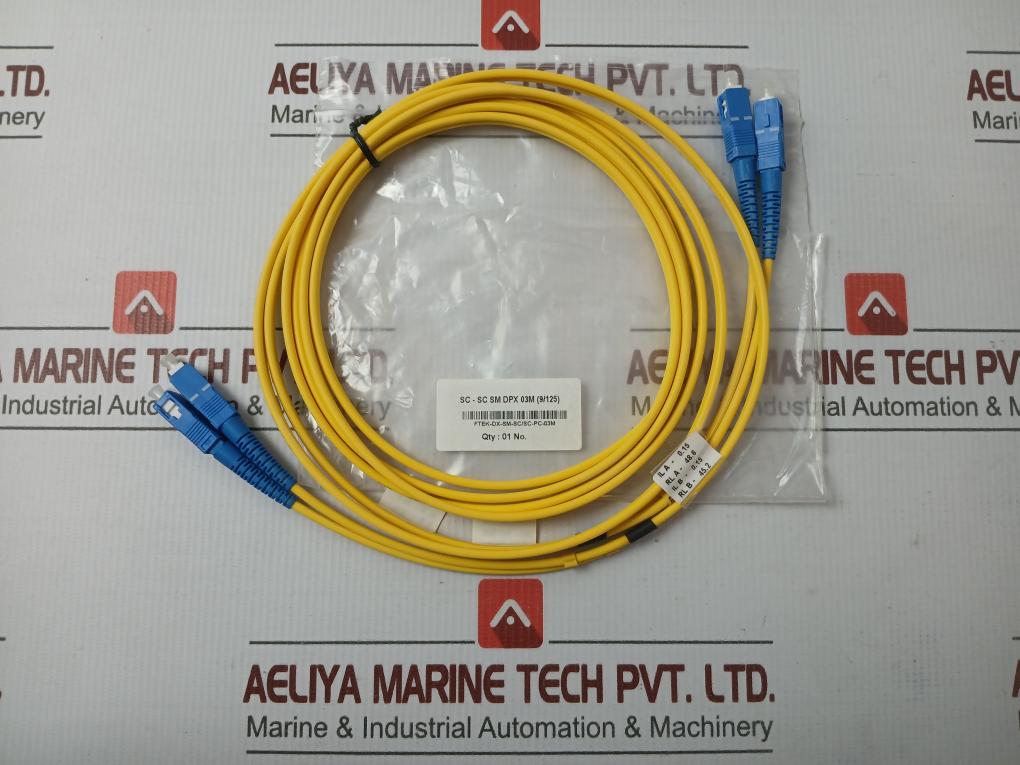 Sc-Sc Sm Dpx 03m Duplex Fiber Optic Patch Cable 70 Gm (9/125)
