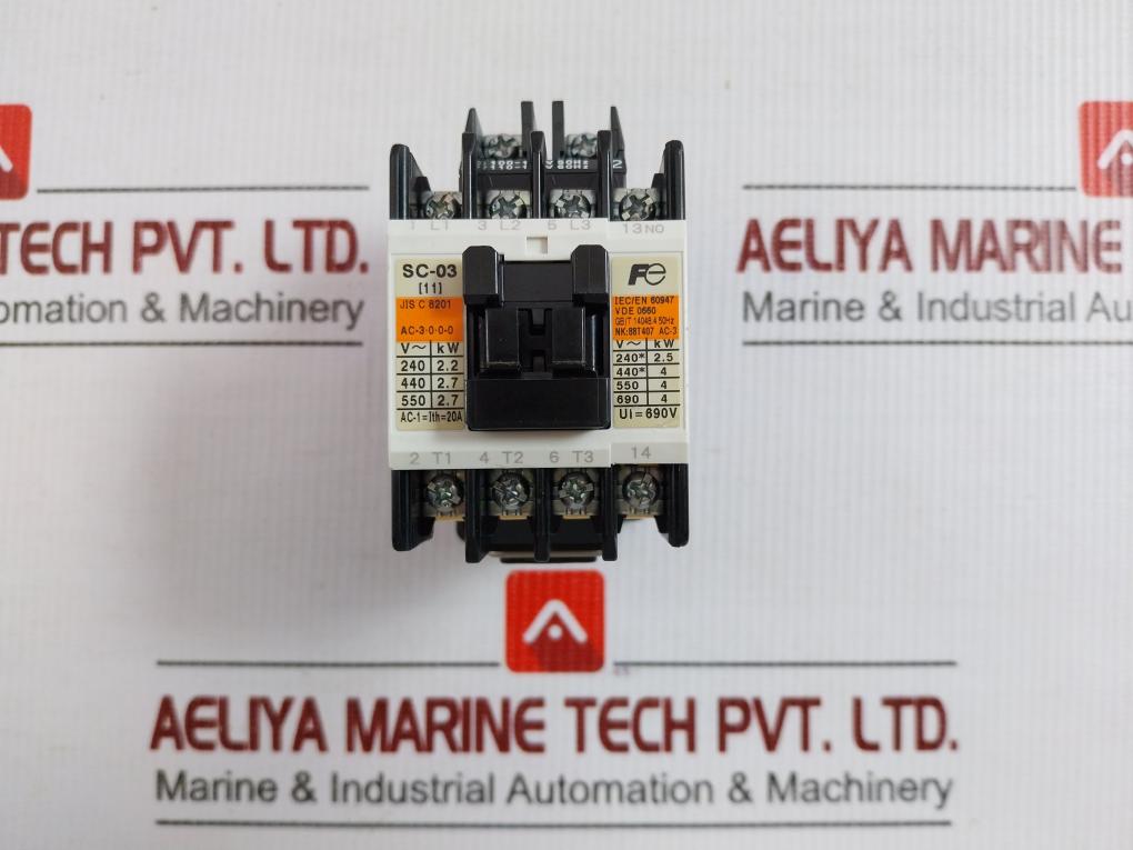 Sc11aa Magnetic Contactor 690v/20a Brand Fuji Electric
