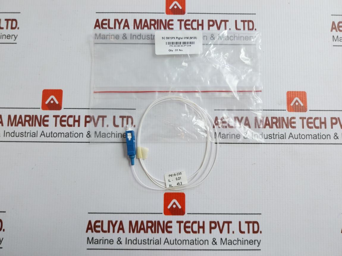 New  Pigtail 01m (9/125) Sc Sm Spx Optical Fiber Patch Cable  50 Gm