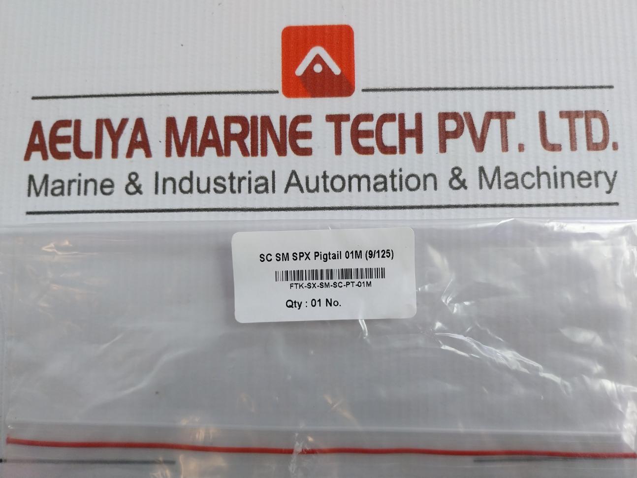New  Pigtail 01m (9/125) Sc Sm Spx Optical Fiber Patch Cable  50 Gm