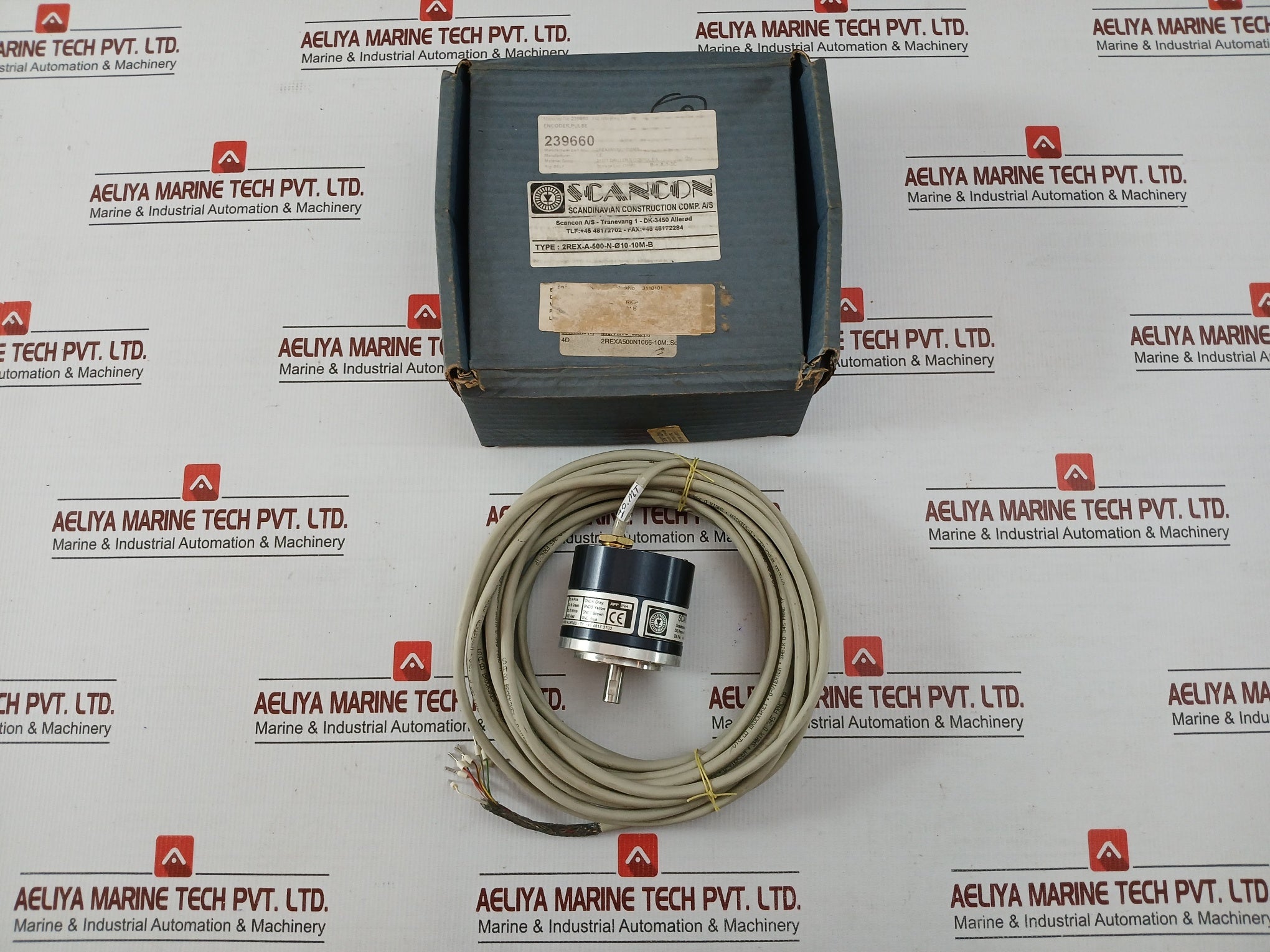Scancon 10m Incremental Rotary Encoder 2rex-A500-N-10-66-10m-B - 1.260 Kg