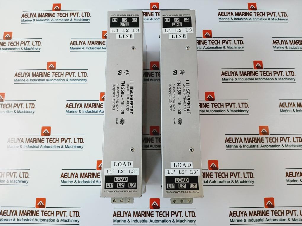 Schaffner Fn 258L-16-29 Power Line Filter 3X480/275V/ 50-60Hz