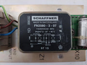 Schaffner Fn2080-3-07 Single Phase Power Line Filter 110/250Vac 50-60Hz
