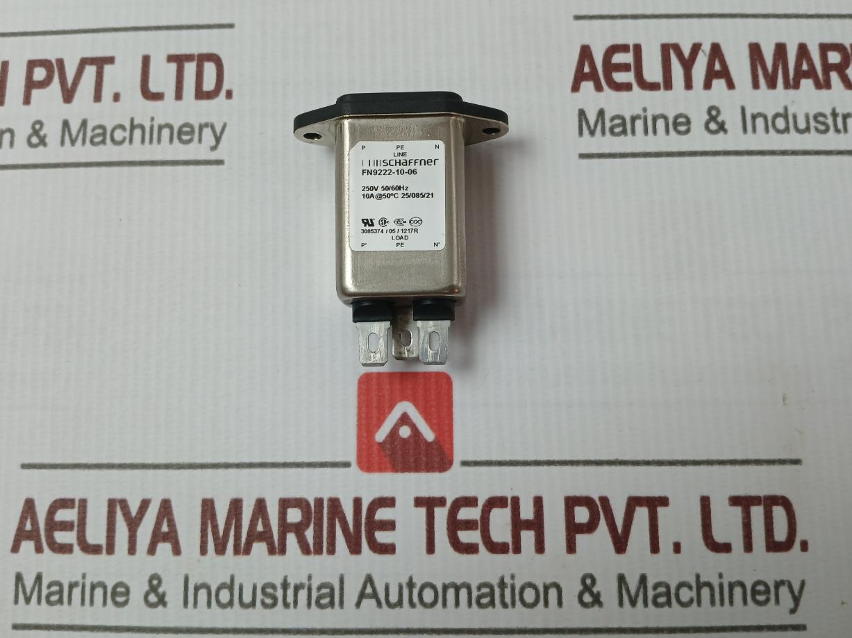 Schaffner Fn9222-10-06 Emi Power Line Filter 10A 250Vac 50/60Hz