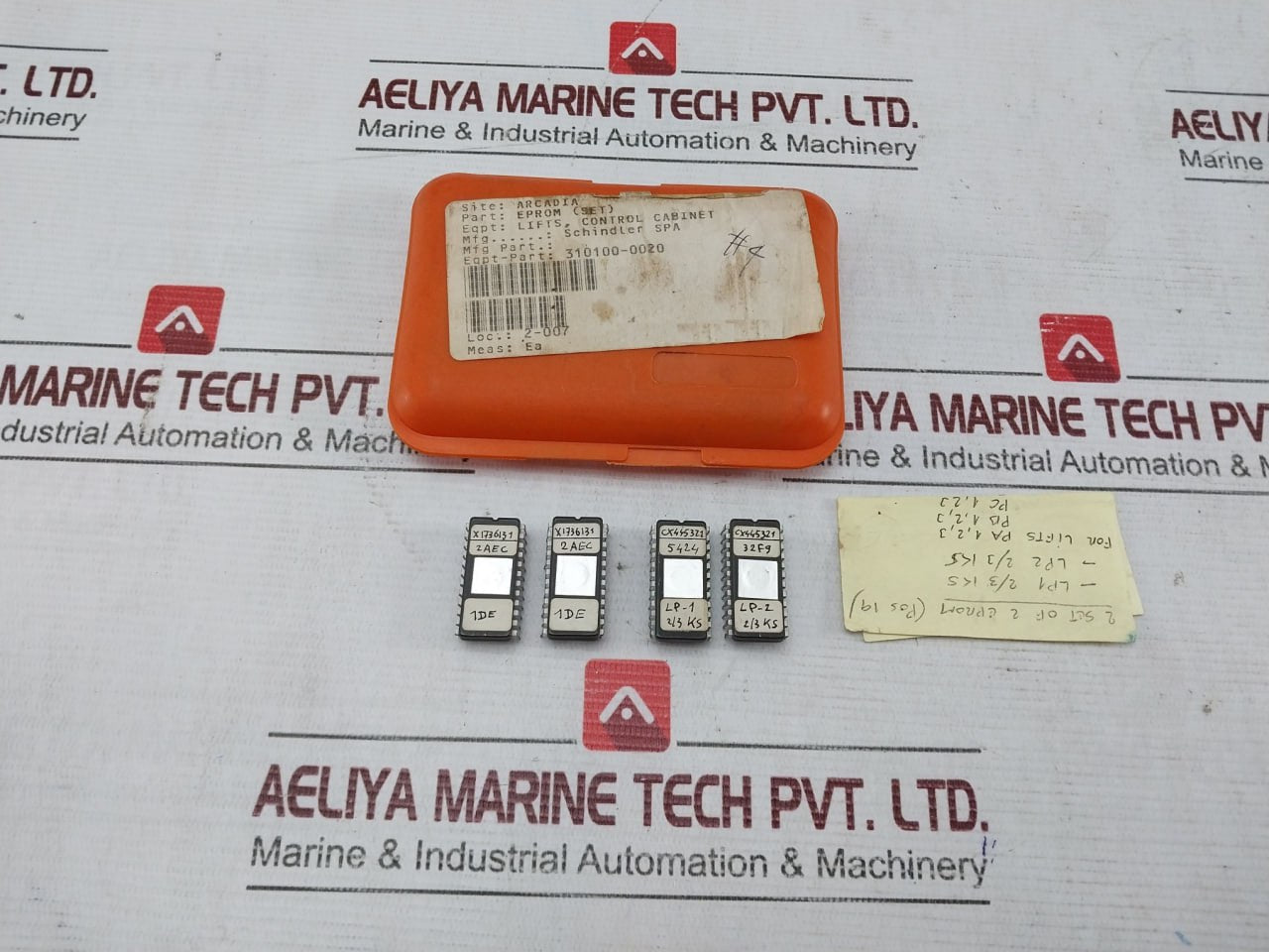 Schindler 310100-0020 Eprom(Erasable Programmable Read-only Memory)Set 1De/7De