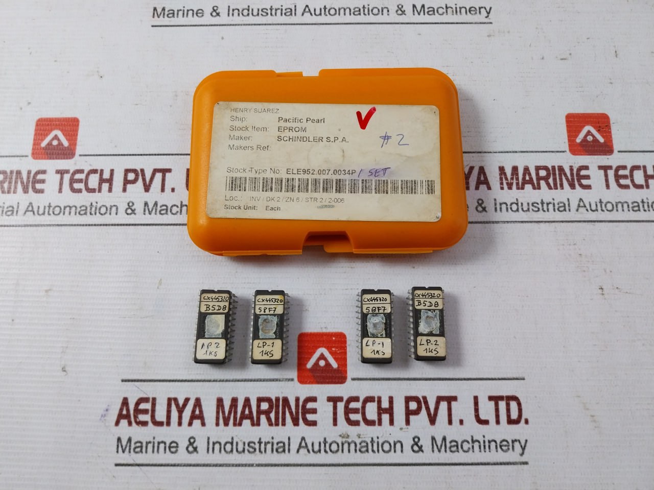 Schindler Eprom Set 592337 V1.0 L2532Hs/8251004