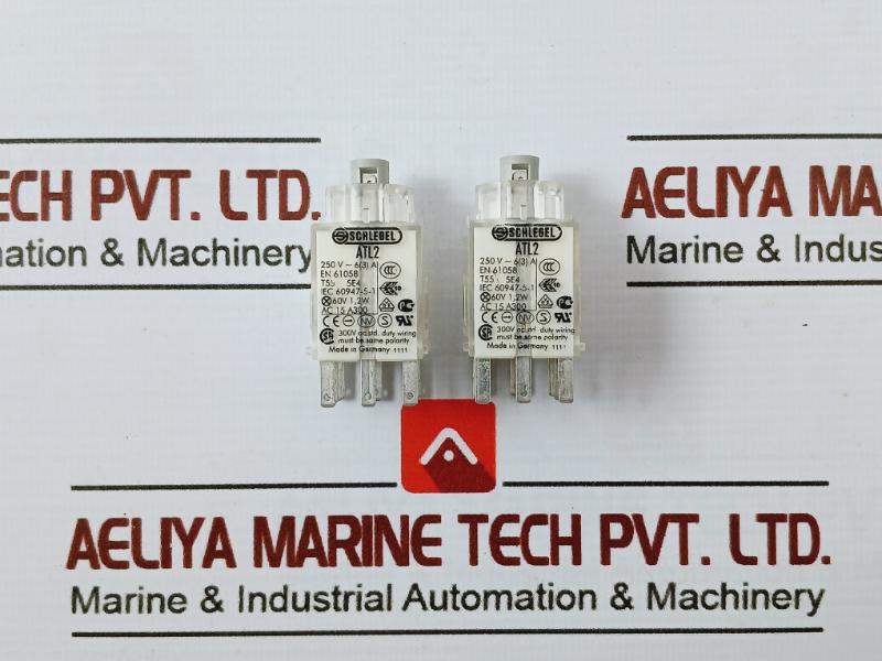 Schlegel Atl2 Button Switch Terminal Contact Module 60V 1.2W Iec 60947-5-1