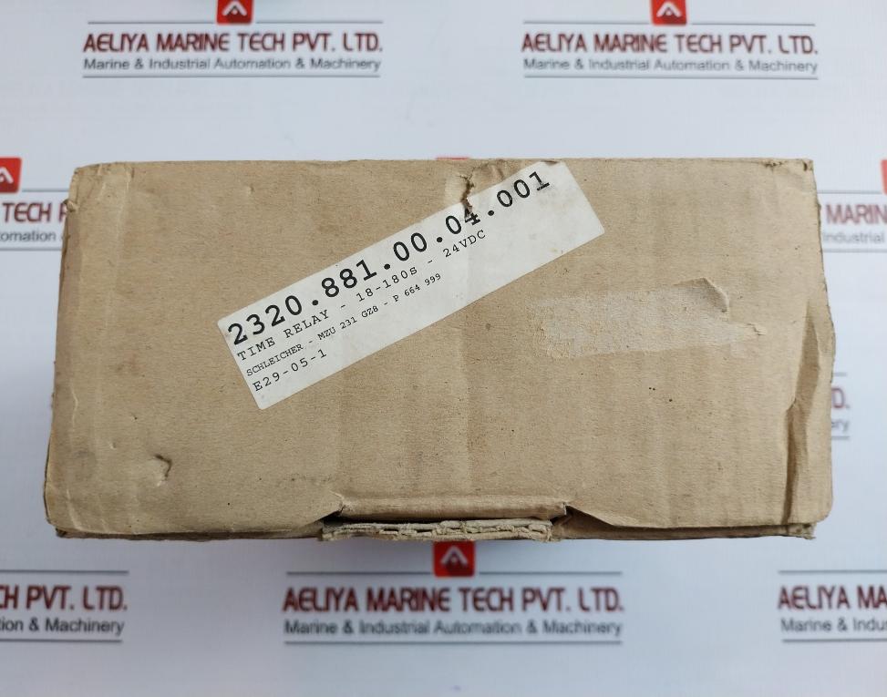 Part No. Mzu 231 Gz8 Time Delay Relay Dc 24-26v By Schleicher