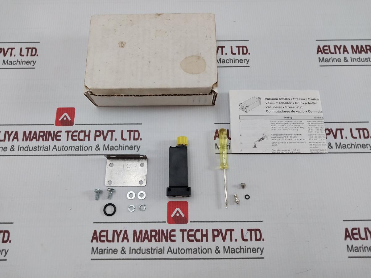 Schmalz Vs-v-a-pnp Vacuum Switch Kit 10.8-30 Vdc -1-0 Bar (Max. 6 Bar)