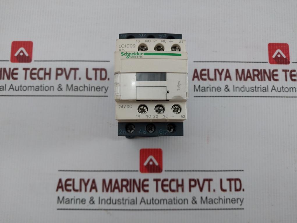 Schneider-Electric-690V-50-60Hz-A600-p600-25A-Power-Contactor-Lc1D09Bd-1