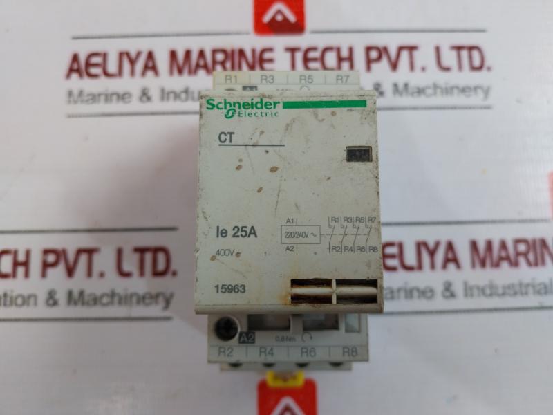 Schneider Electric Ct 15963, 25A 400V~ 500V 50Hz/Uc 50Hz Contactor 