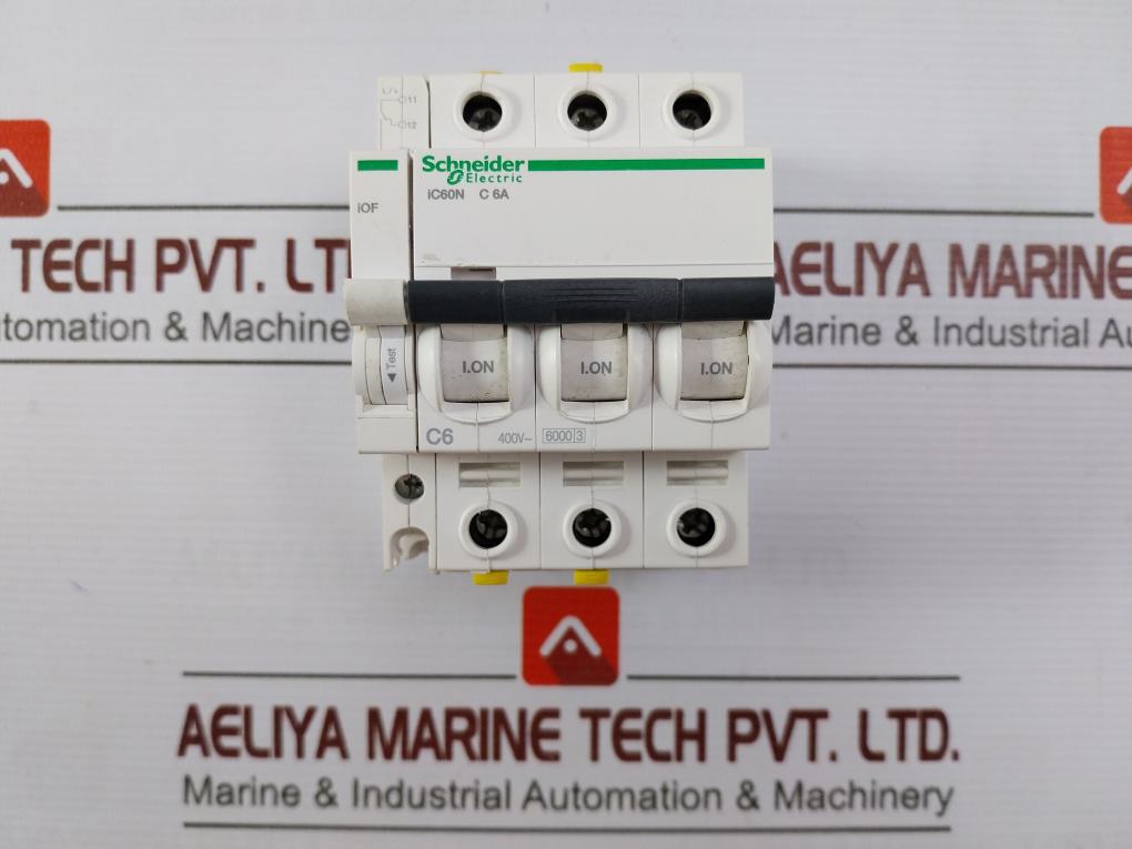 Schneider Electric Ic60N Miniature Circuit Breaker 50-60Hz 6A