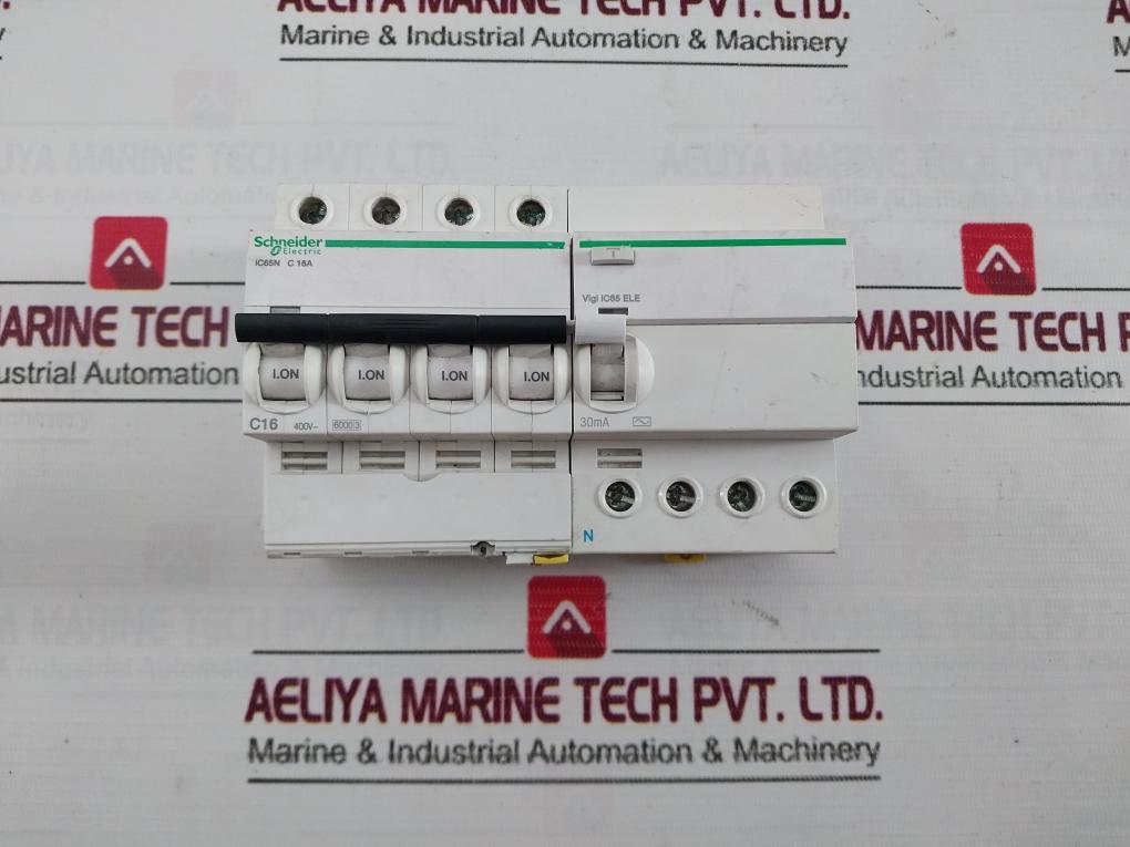 Schneider Electric Ic65N Circuit Breaker 400V 6Kv 30C