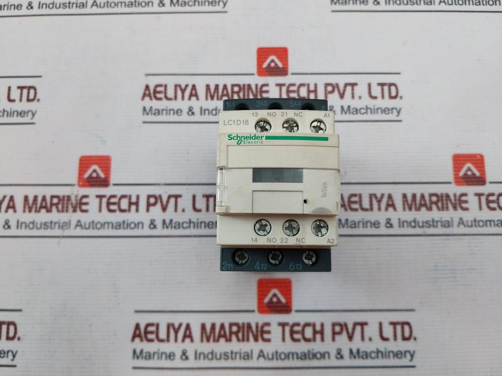 Schneider Electric Lc1D18 Contactor 220/440V 18A Gb14048.4