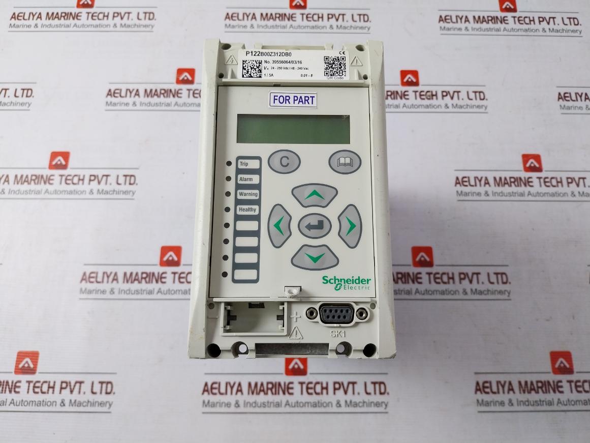 Schneider Electric Ground Fault Protection Relay P122B00Z312Db0 (Not Working)