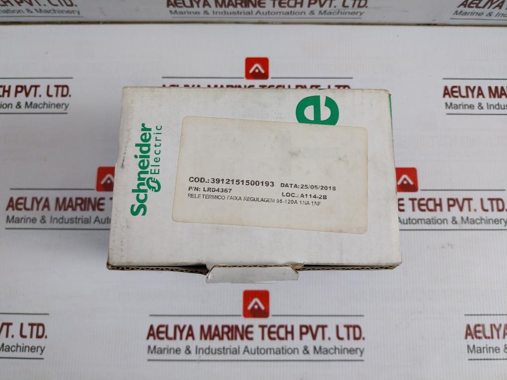 Schneider Electric Tesys Thermal Overload Relay 95-120a 690v 50/60 Hz Part No. Lrd4367