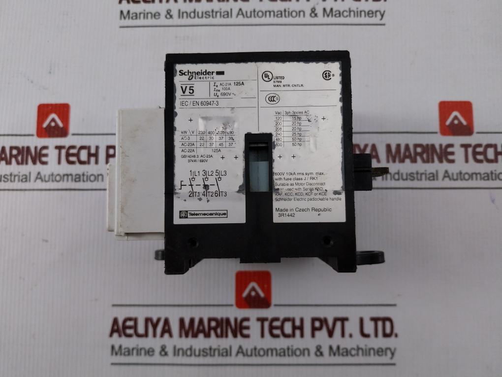 Schneider Electric V5 Switch Body For Switch-disconnector Ac-21A 125A ...