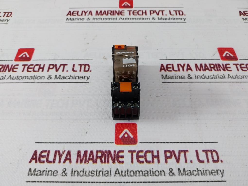 Schrack Zt570548 Miniature Relay With Base 5-6A&nbsp;