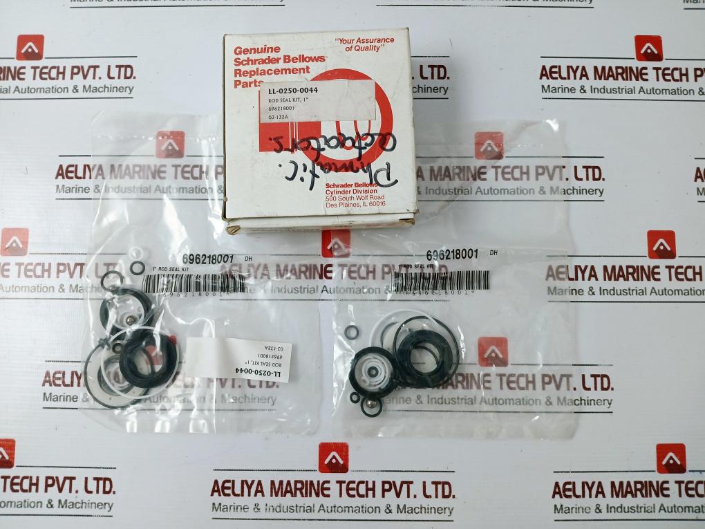 Schrader Bellows 696218001 1" Rod Seal Kit Cylinder Division