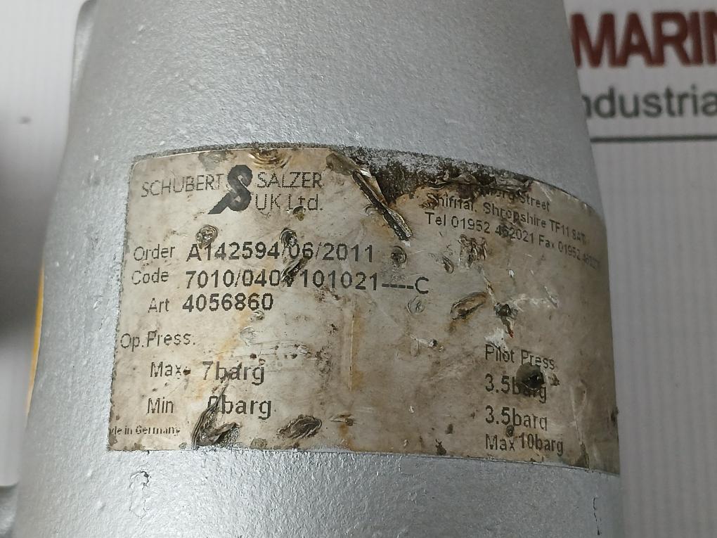 Schubert & Salzer Solenoid Valve ---C  Angle Seat 7010/040v101021