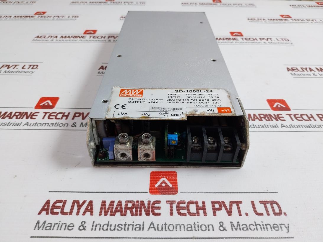 Sd-1000l-24 Mean Well Isolated Chassis Mount Dc/Dc Converter