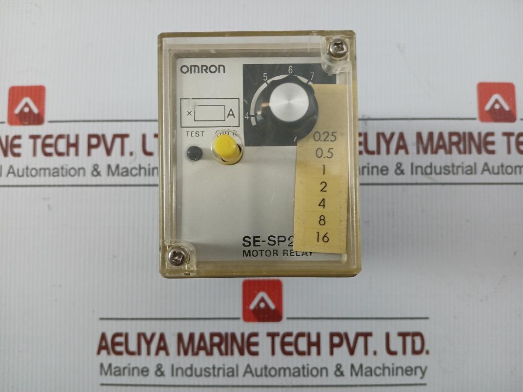 Se-Sp2 Motor Protection Relay 1-160a 200/220vac By Omron