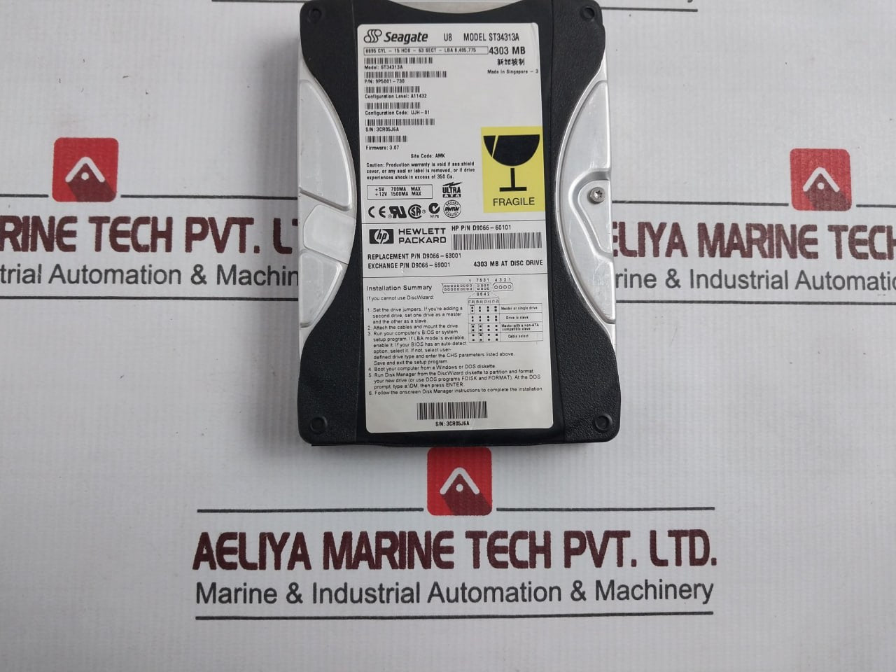 SEAGATE ST34313A 4303 MB Hard Disc Drive 5V 700MA Max 9P5001-730