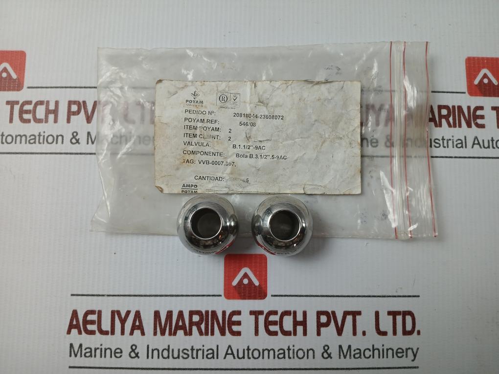 Seat Valve Ball 546/08 Poyam