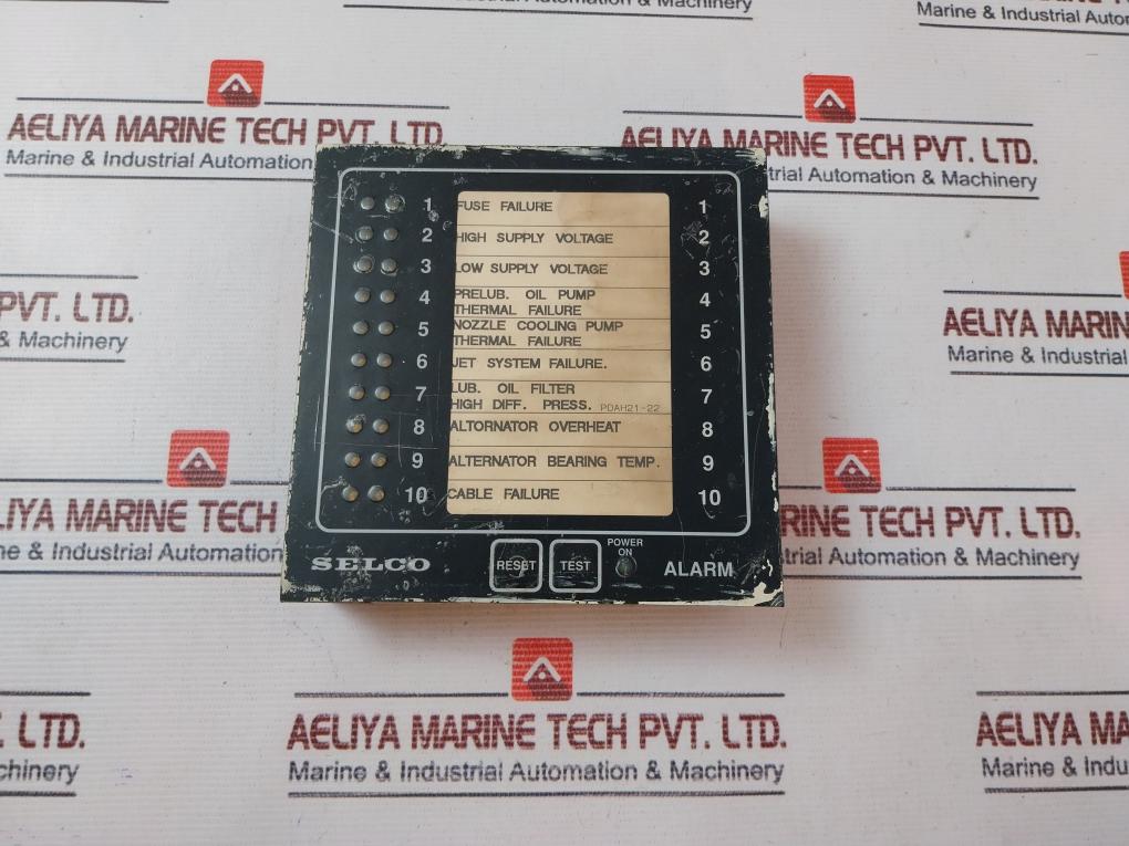 Selco M1000-24-10B Alarm Annunciator 24 Volt Used
