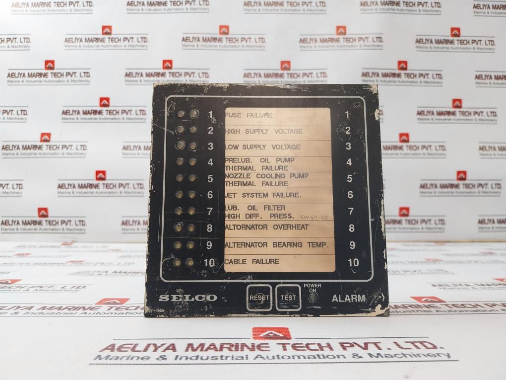 Selco M1000-24-10B Alarm Annunciator 24 Volt Used