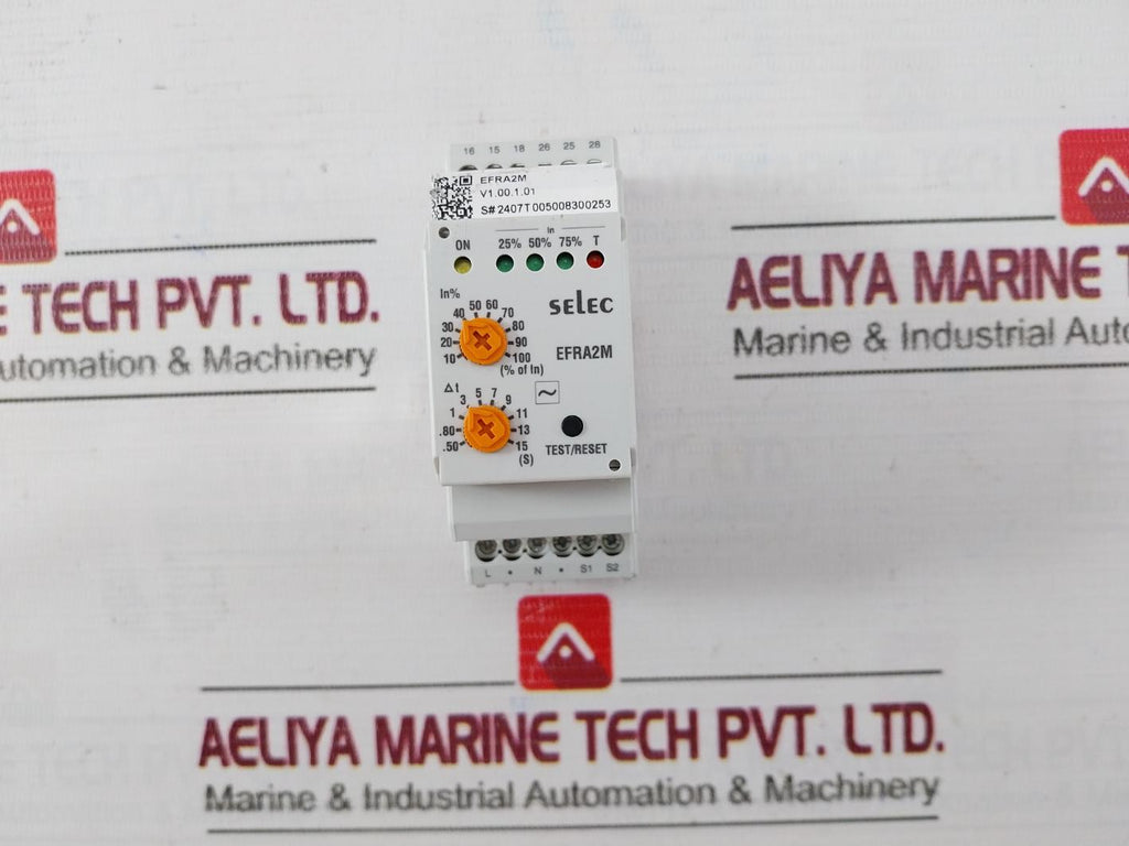 Selec Efra2M Analog Earth Leakage Relay 8A 85V To 270V Ac/Dc – Aeliya ...