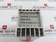 Semco 8-1000/220-3 Heating Element Indicator 8-1000W