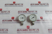 Semiloc 316 Ss Tube And Connection Pressure Gauge -1 To 7 Bar / 14.5 To 100 Psi