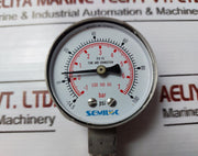 Semiloc 316Ss Tube & Connection Pressure Gauge -1 To 7 Bar 0.5 To 10 Psi