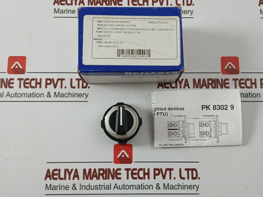 Senasys Ptshe202 B 3 Position Selector Switch