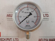 Seonjin Oil100 Pressure Gauge 0-6 Bar Cl 1.5 Mm-09-1-1 Ks B 5305    