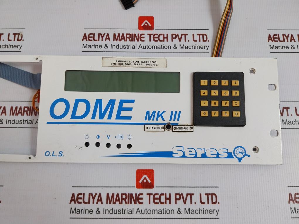 Seres Odme Mk Iii (Display & Keypad Front Panel Assembly)