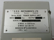 Series 8360 Power Supply Unit Kdg Instruments