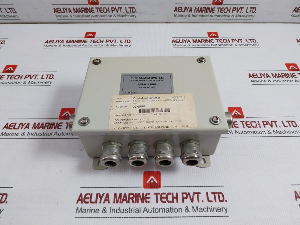 Servoteknikk Fire Alarm Addressable Control Unit Uga-809